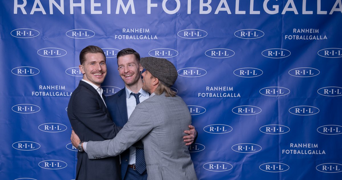 Fra fotoveggen på årets Fotballgalla / Ranheim